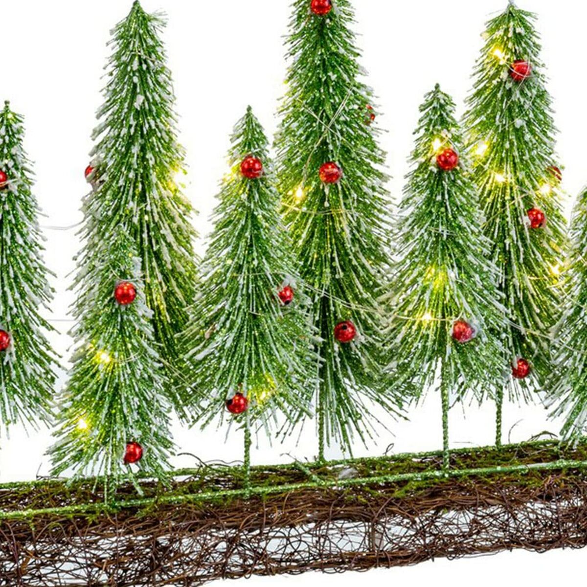 Kerstversiering Bruin Groen Plastic 46 x 10 x 36 cm